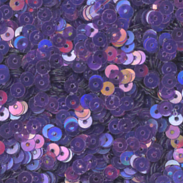 3mm Flat Iridescent Dark Orchid