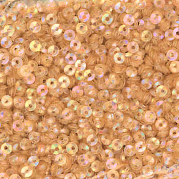 3mm Fully Cupped Iridescent Light Brown