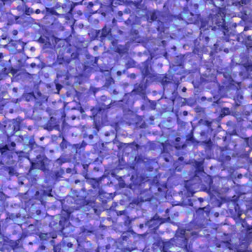 3mm Fully Cupped Iridescent Med Purple