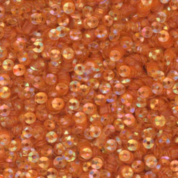 3mm Fully Cupped Iridescent Autumn Sunset
