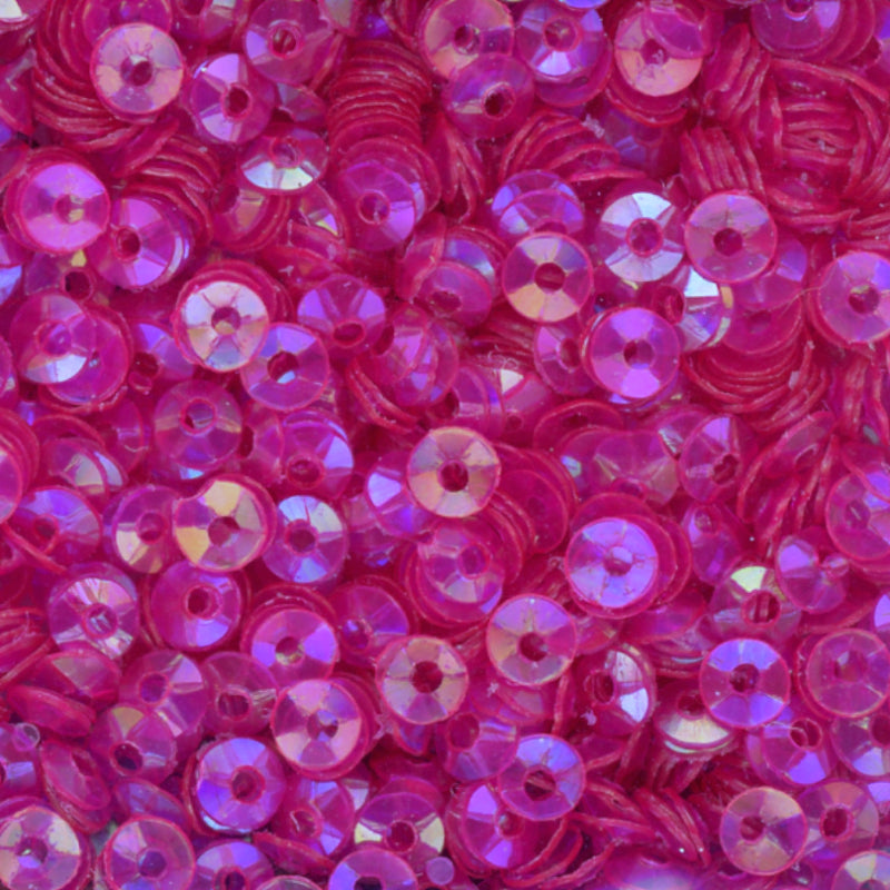 3mm Fully Cupped Iridescent Fuchsia Rose