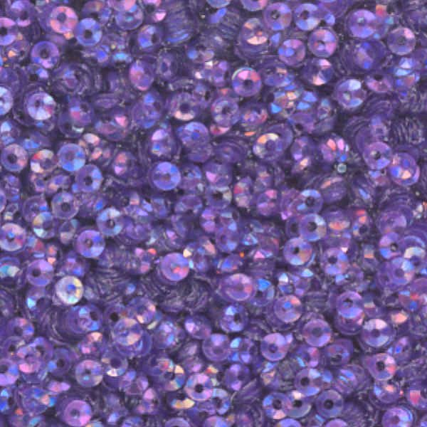 3mm Fully Cupped Iridescent Dark Orchid 100 Grams