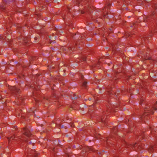 3mm Fully Cupped Iridescent Burnt Orange 100 Grams