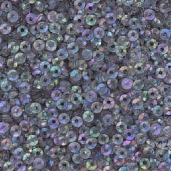 3mm Fully Cupped Iridescent Gray 100 Grams