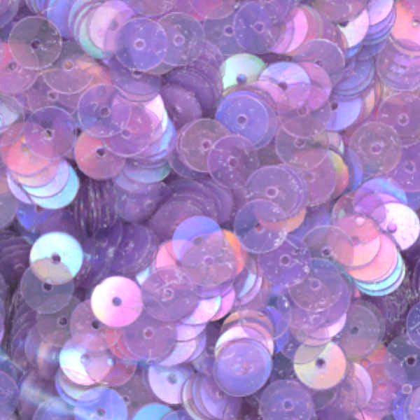 6mm Flat Iridescent Medium Orchid