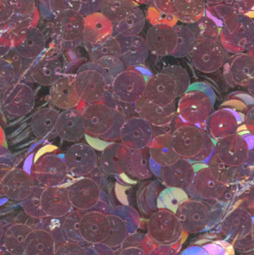 6mm Flat Iridescent Burgundy