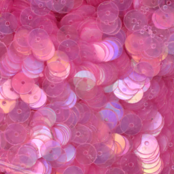 6mm Flat Iridescent Light Rose