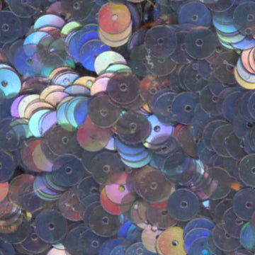 6mm Flat Iridescent Gray