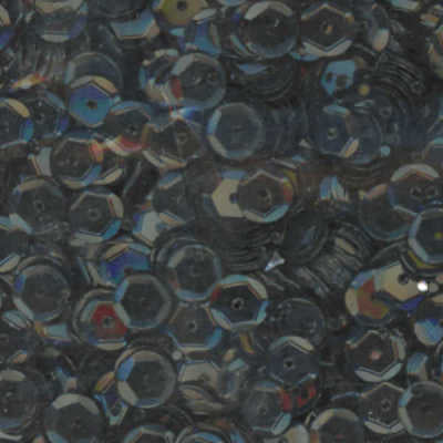 6mm Slightly Cupped Black Glossy (no iridescence)
