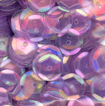 8mm Slightly Cupped Iridescent Medium Orchid