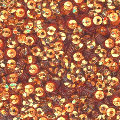 3mm Fully Cupped Metallic Aztec Gold 50 Grams