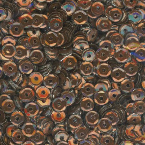 4mm Slightly Cupped Metallic Coffee 100 Grams