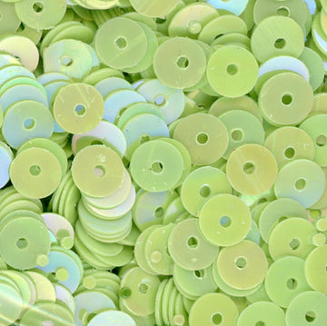 5mm Flat Opaque Iridescent Light Chartreuse