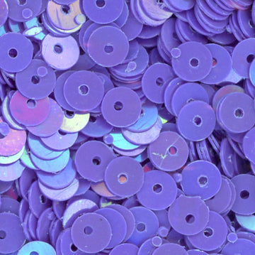 5mm Flat Opaque Iridescent Periwinkle