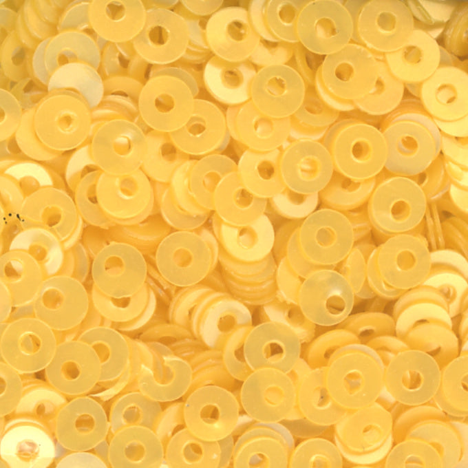 3mm Flat Satin Light Maize Yellow