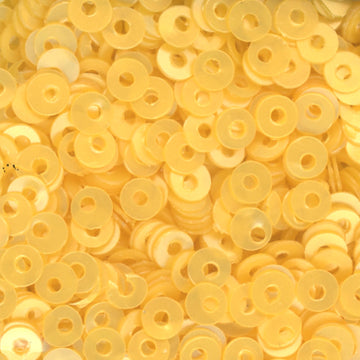 3mm Flat Satin Light Maize Yellow