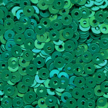 3mm Flat Satin Emerald Green