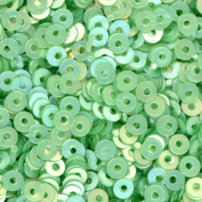 3mm Flat Satin Light Willow Green 100 Grams