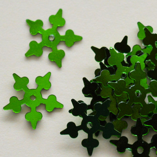 10mm Metallic Starflake Kelly Green
