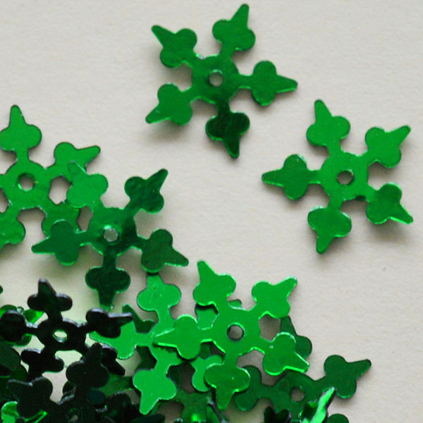 10mm Metallic Starflake Green