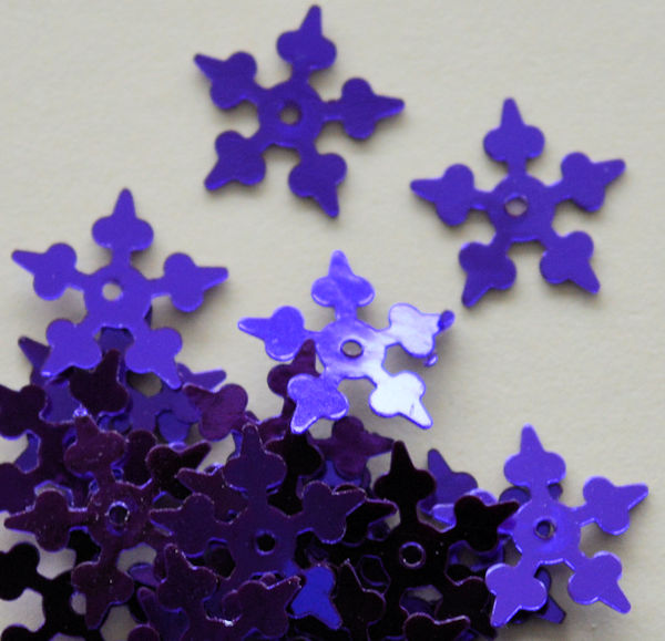 10mm Metallic Starflake Grape