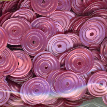 8mm Circle Satin Dark Mauve