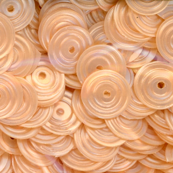 8mm Circle Satin Light Coral