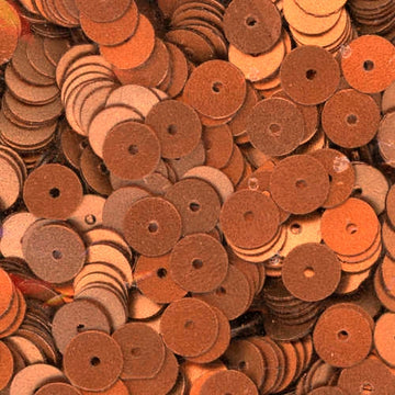 6mm Flat Satin Copper 100 Grams