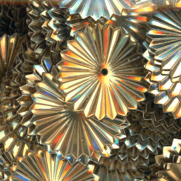 16mm Metallic Sunburst Gold