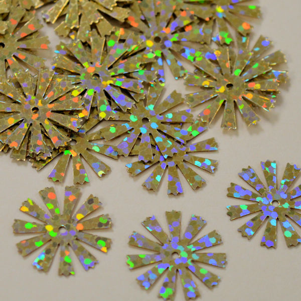 17mm Spokes Hologram Gold 1450 count