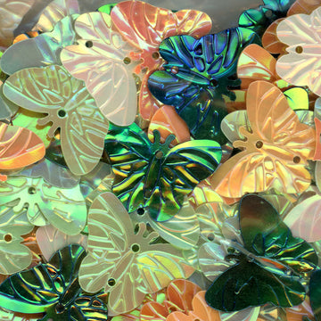 23mm Butterfly Opaque Iridescent Mix