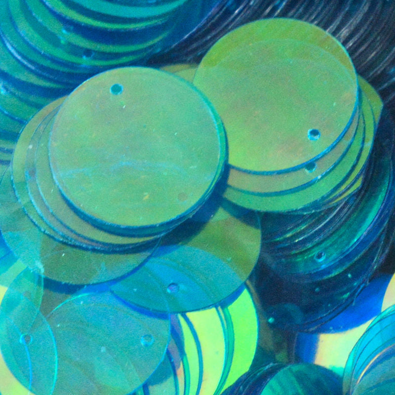 20mm Paillette Crystal Iris Cabana Blue