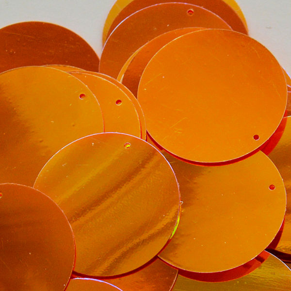 30mm Paillette Crystal Opaque Red Hot