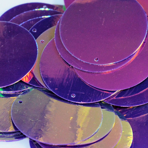 30mm Paillette Crystal Opaque Ultraviolet
