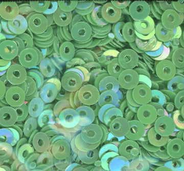 3mm Flat Opaque Iridescent Med Leaf Green
