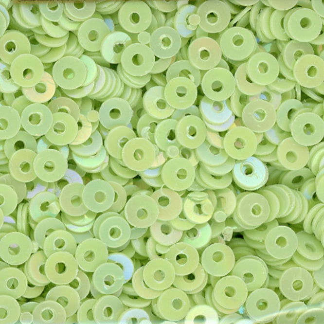 3mm Flat Opaque Iridescent Light Chartreuse