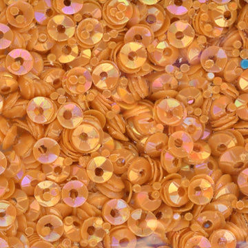 3mm Fully Cupped Opaque Iridescent Coral