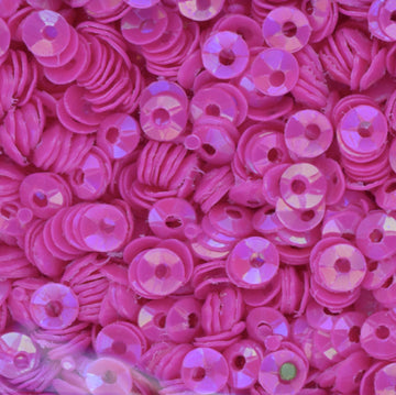 3mm Fully Cupped Opaque Iridescent Dark Pink Orchid