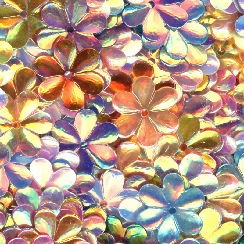 15mm Flower Crystal Opaque Mix 1000 count