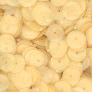 8mm Slightly Cupped Satin Chamomile