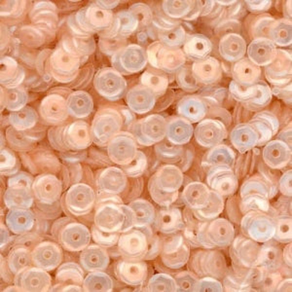 4mm Slightly Cupped Satin Nude 100 Grams
