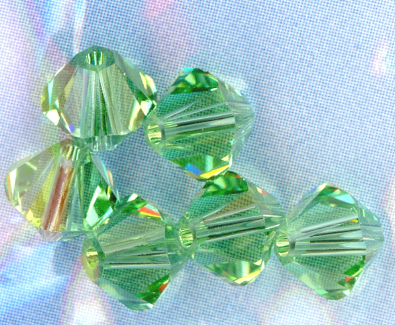 Swarovski 6mm Bicone Peridot