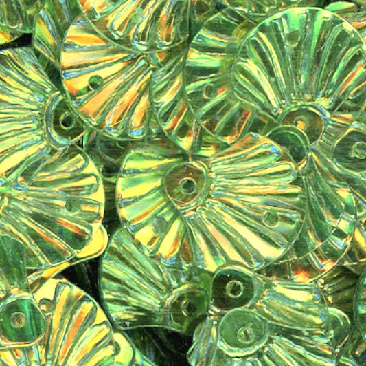 12mm Shell Crystal Iris Mystic Meadow 100 Grams
