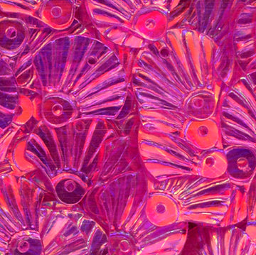 12mm Shell Crystal Iris Fandango Pink 100 Grams
