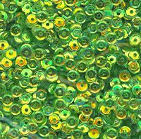 4mm Slightly Cupped Crystal Iris Mystic Meadow 100 Grams