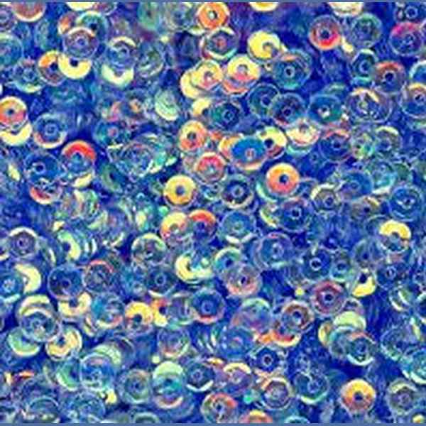 4mm Slightly Cupped Crystal Iris Skyline 100 Grams