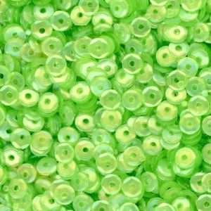 4mm Slightly Cupped Satin Limelight