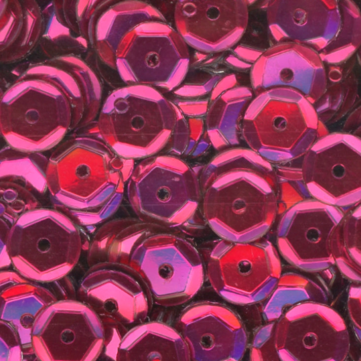 6mm Slightly Cupped Metallic Rosebud