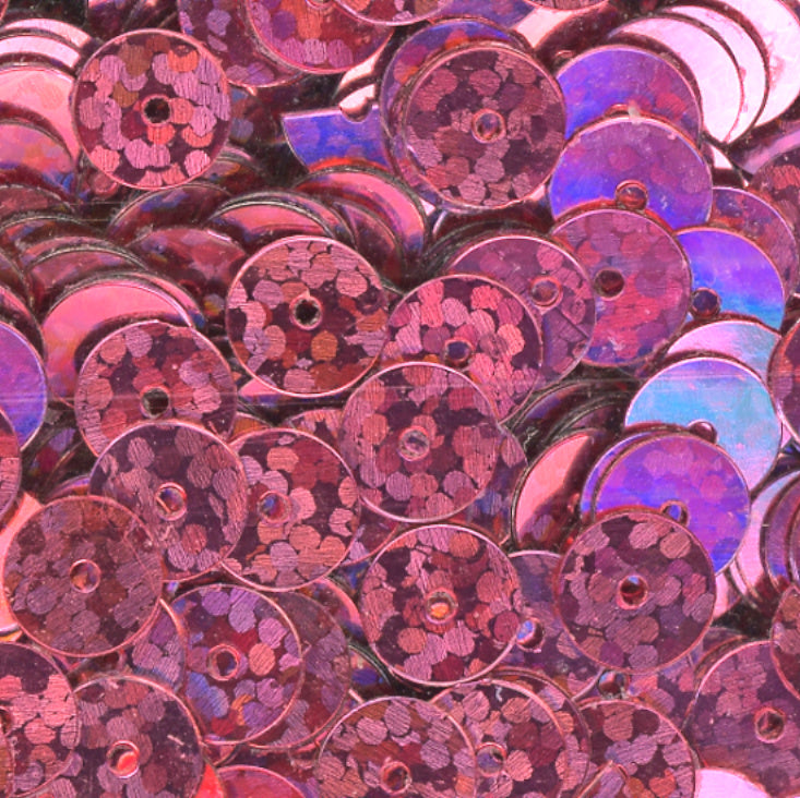 6mm Flat Hologram Adobe Rose