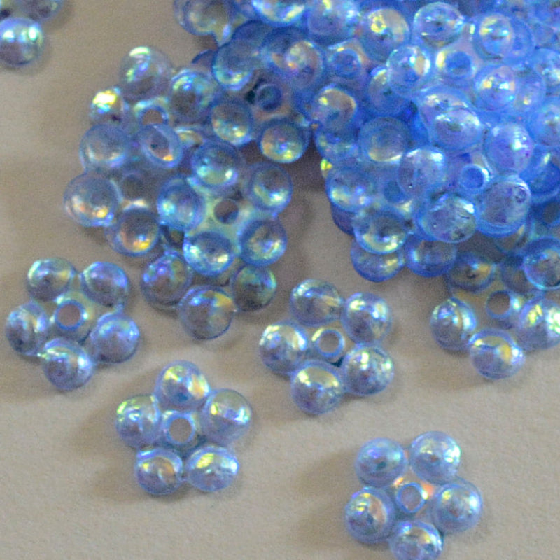 5mm Crystal Iris Flower Skyline